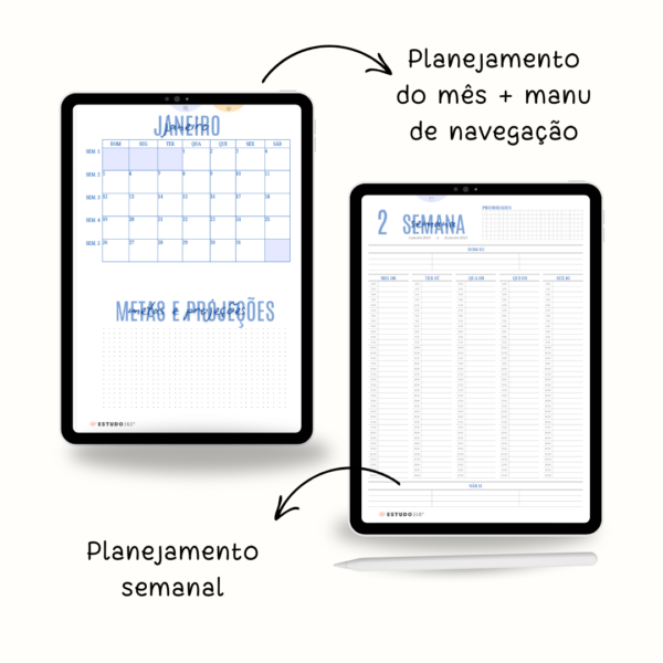 O planner de Estudos 2025 - Datado! - Image 4